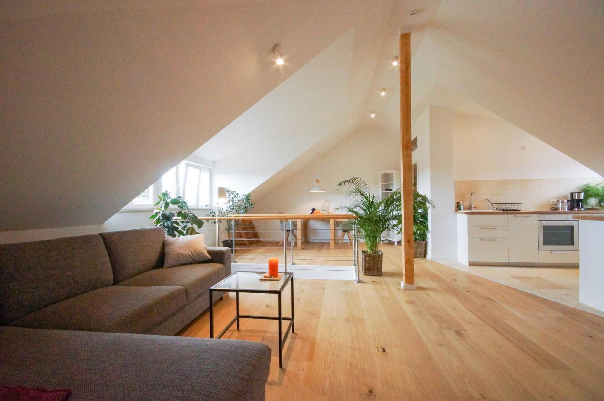 Modernes Und Helles Apartment Im Loft Stil Heidelberg Esterno foto